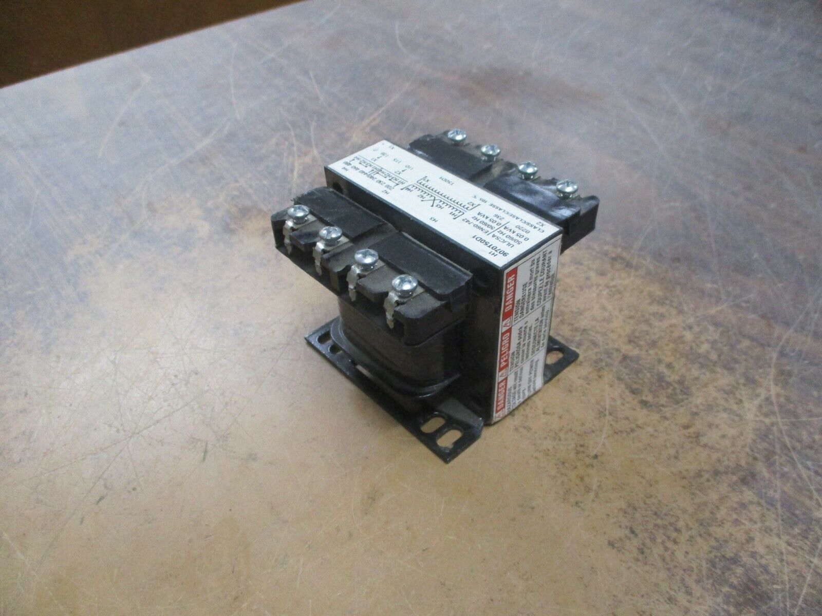 Square D Industrial Control Transformer  9070T50D1  0.05kVA  50/60Hz  Used