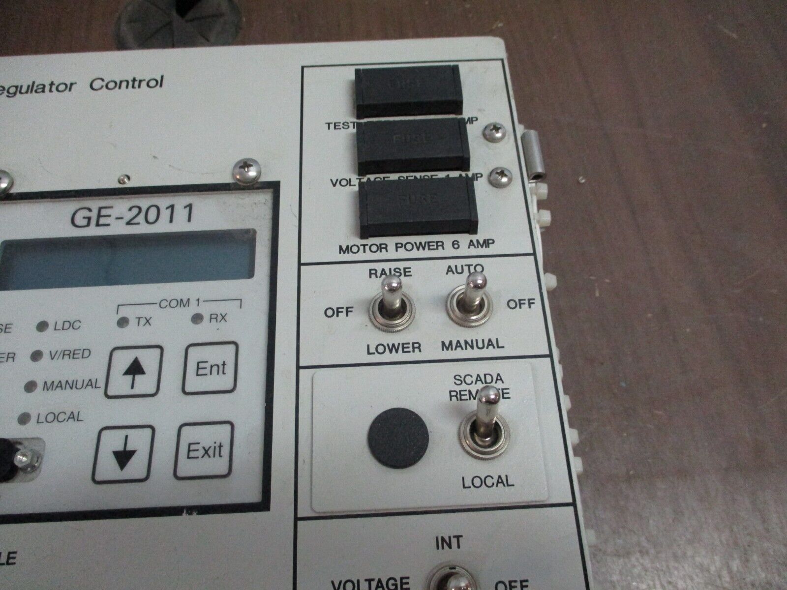 GE GE-2011 Voltage Regulator Control GE-2011C-6SL S/W: D-0146V08.10.07 Used