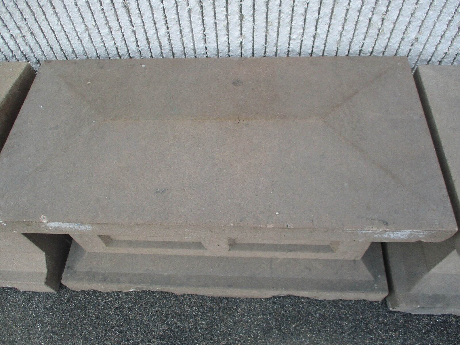 Petersen Decorative Concrete Security Barriers 5' Long 30" Wide 34" Tall Used