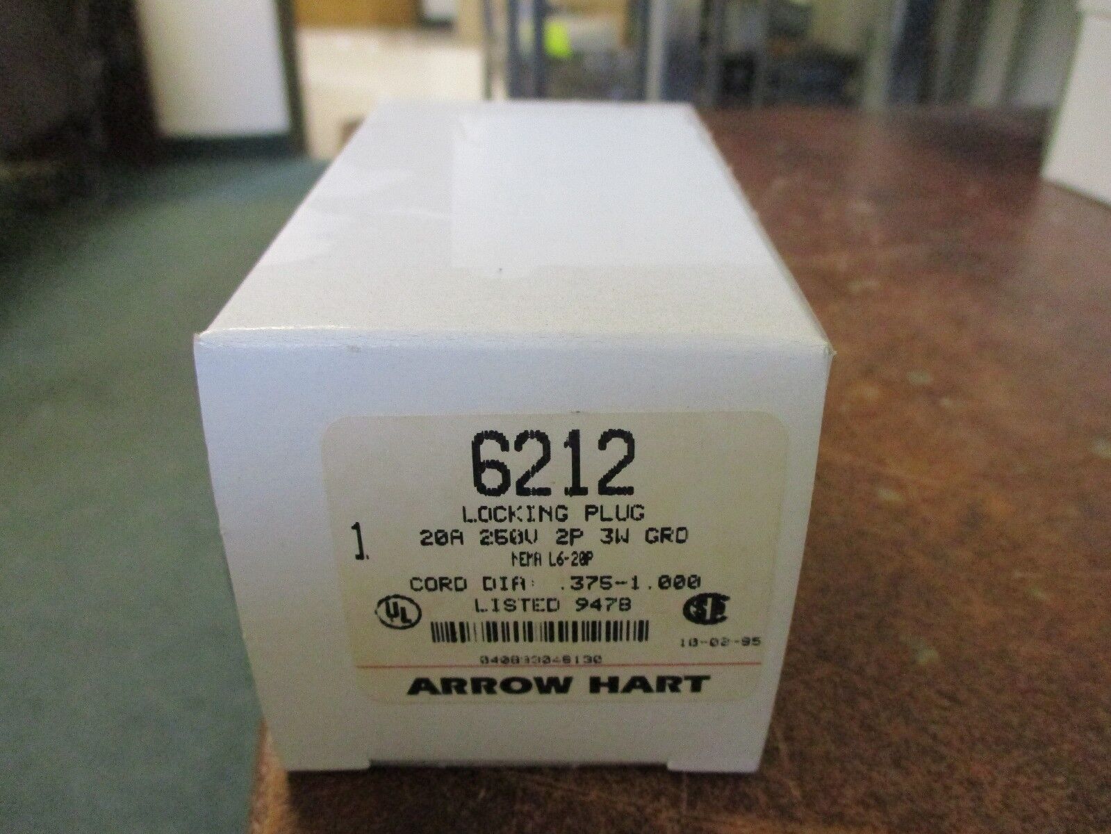Arrow Hart Locking Plug 6212 20A 250V 2P 3W "Lot of 2" New Surplus