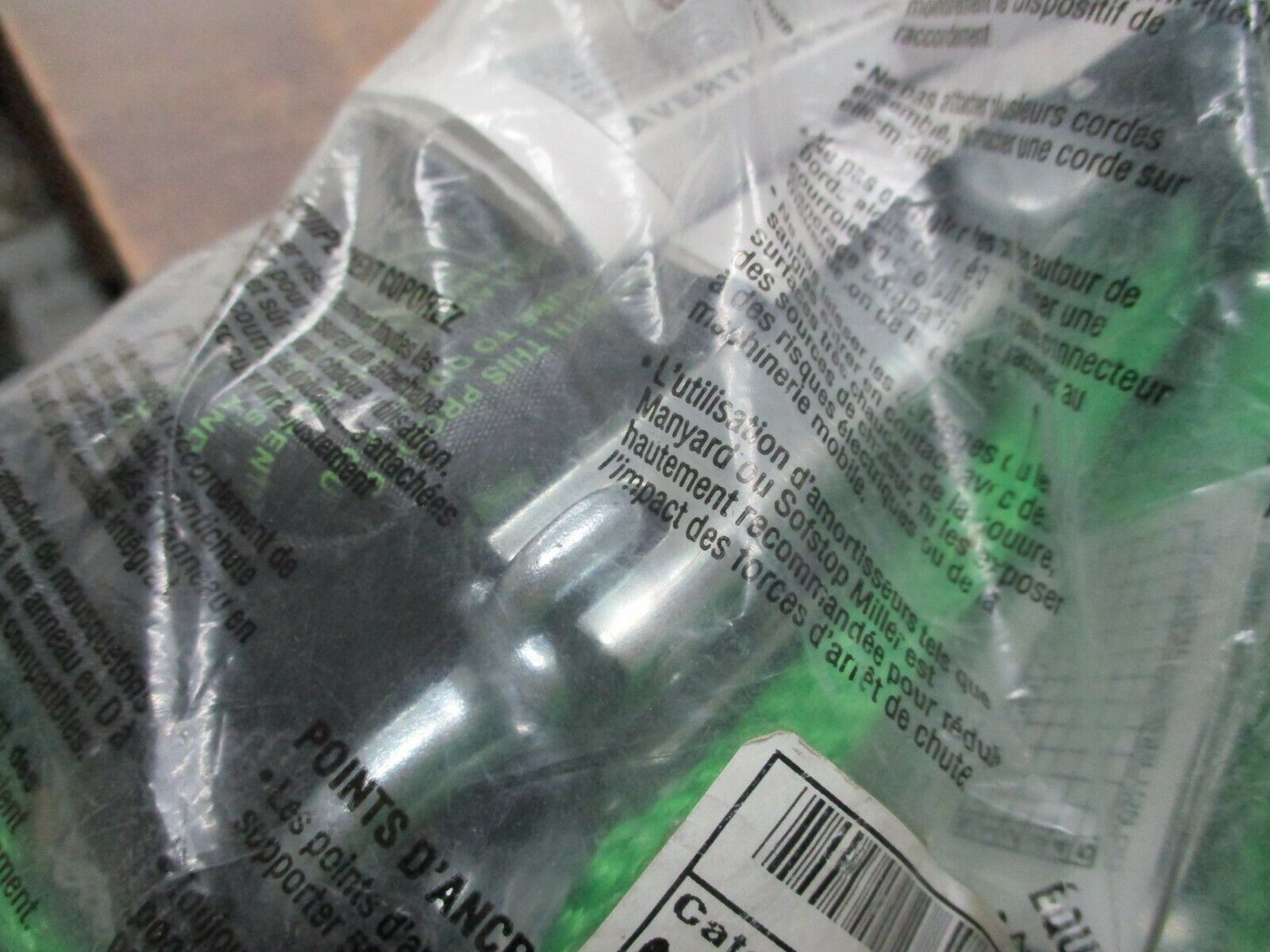 Miller Shock Absorbing Lanyard 913TWLS/6FTGK Green 6-Feet New Surplus