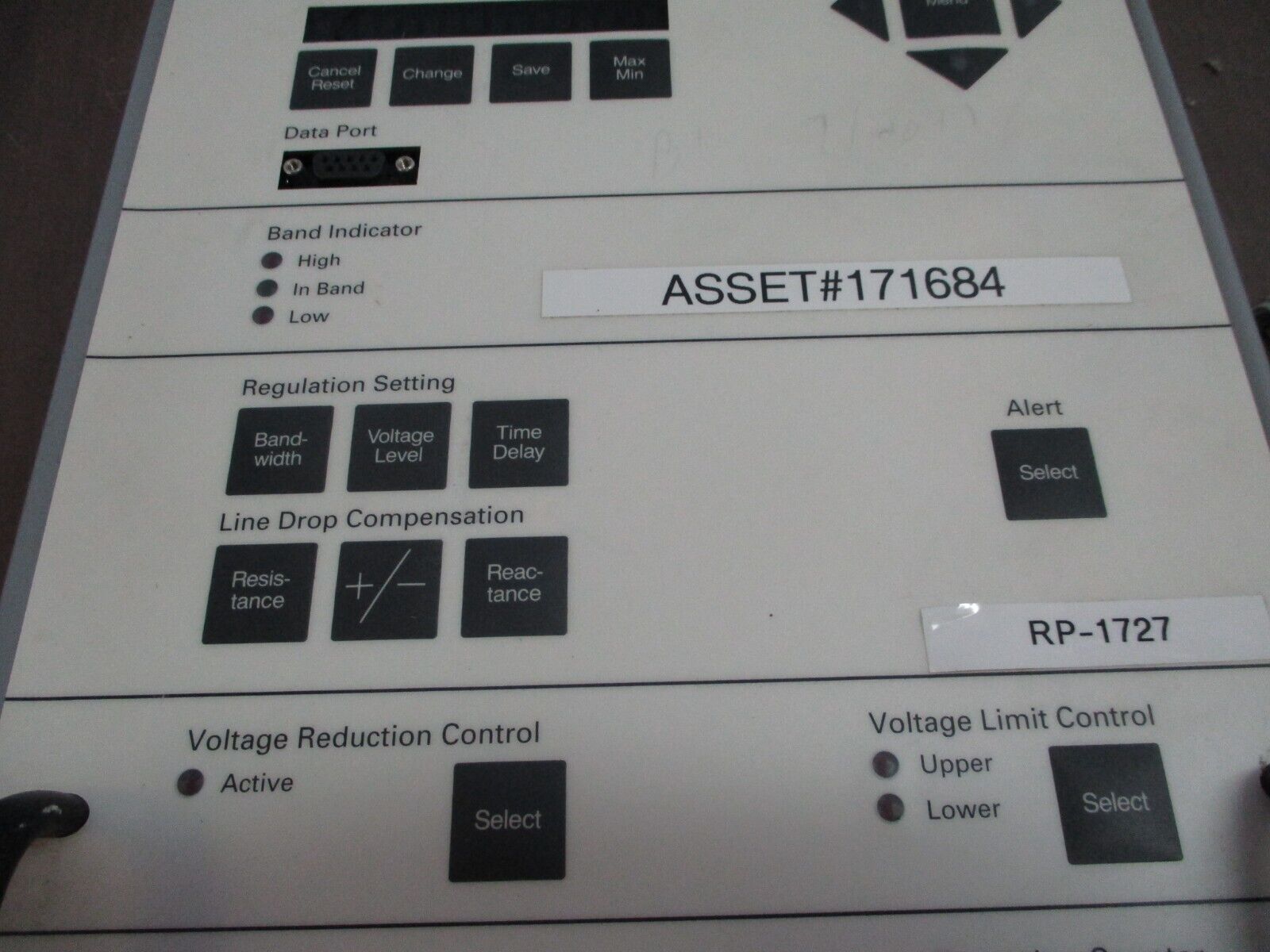 Siemens Accu/Stat MJ-X Voltage Regulator Control Panel 59930 Used