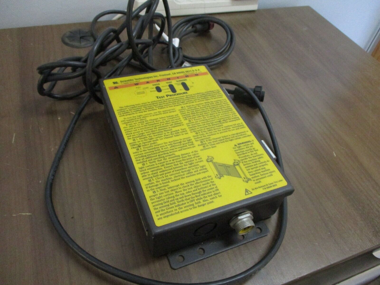 STI Light Curtain Controller LCC-FB-AC1-U 115VAC 50/60Hz 30VA Nema 4 Enclosure