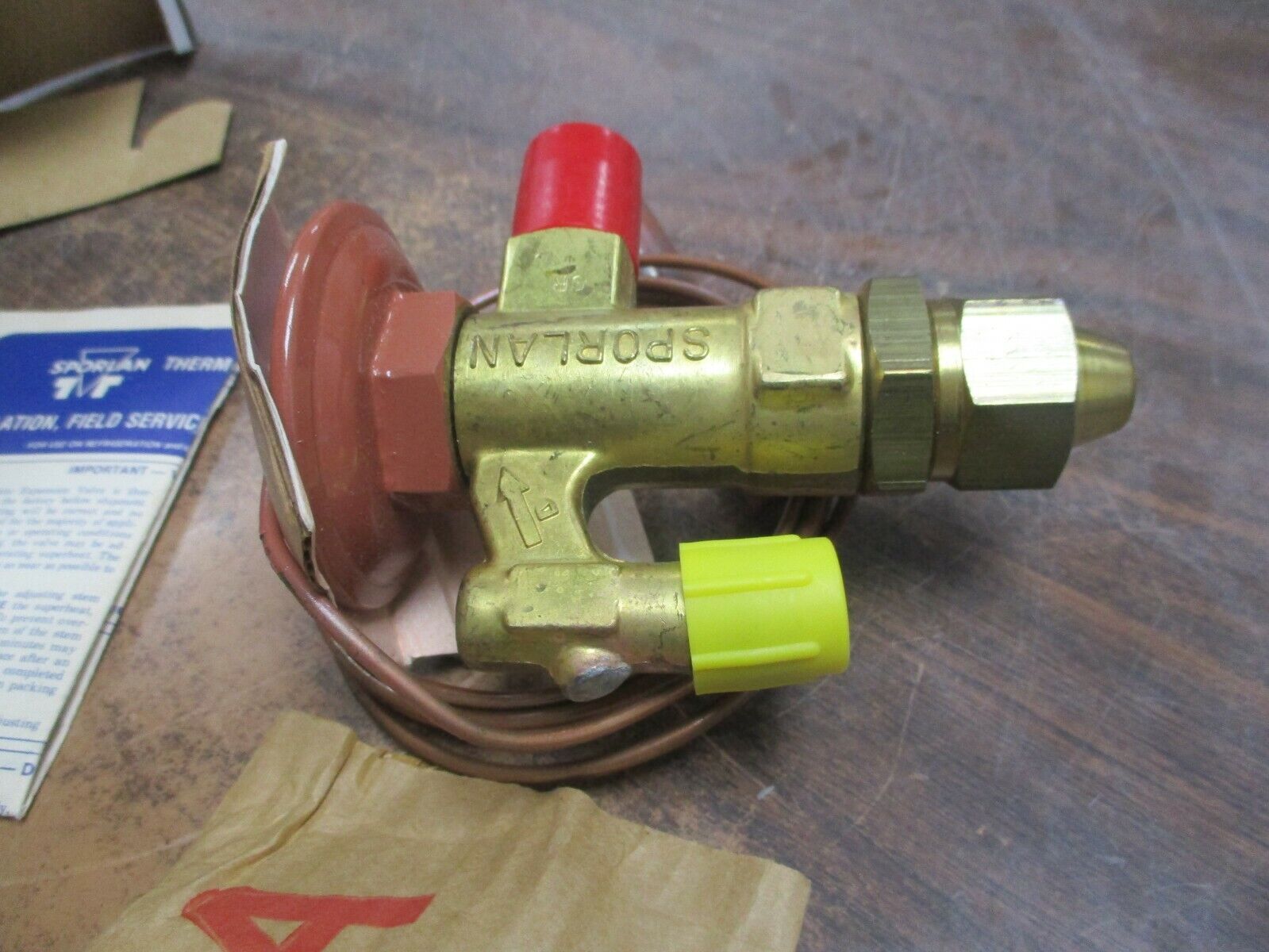 Sporlan Thermostatic Expansion Valve GR 1 Z Inlet: 3/8" Flare Outlet: 1/2" Flare