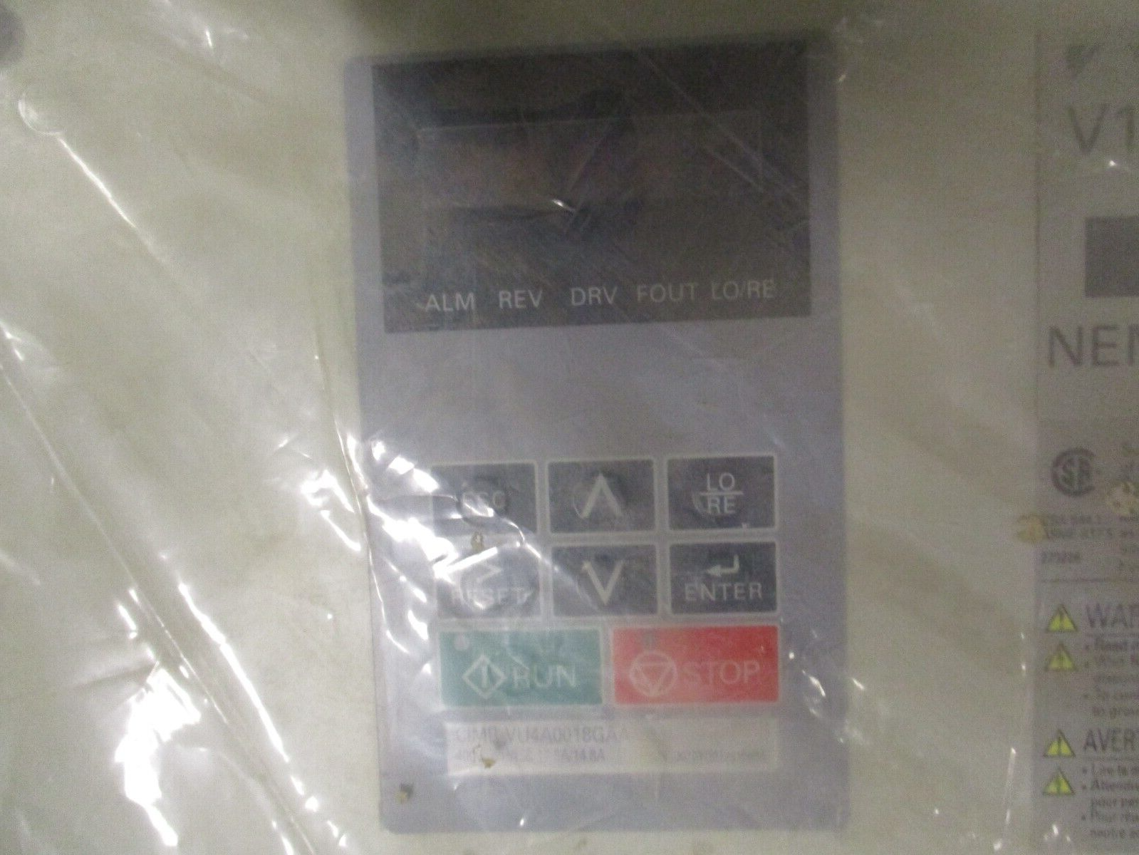 Yaskawa V1000 AC Drive CIMR-VU4A0018GAA 10HP 400V 3Ph 17.5/14.8A Nema 4X / IP66