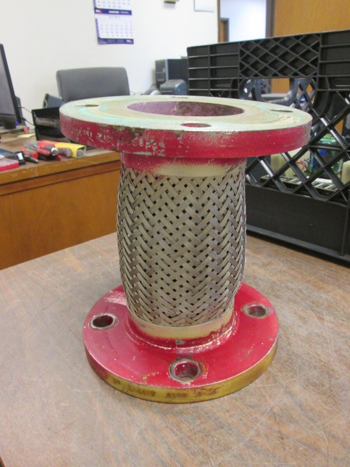 Flexible Metal Conduit Diameter 3" Length Approx 8-1/2" PF0300 L-4407 A-36 Used