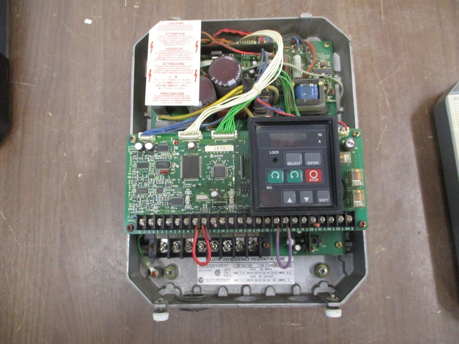 Allen-Bradley AC Drive 1333-YAB Ser. D 2HP 3Ph Used