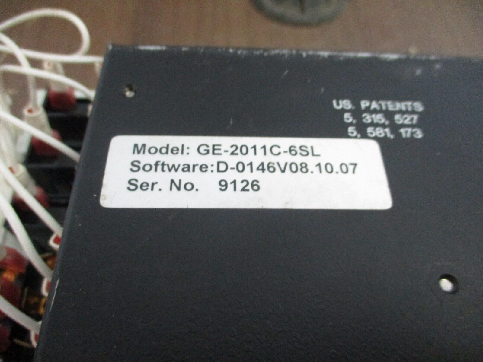 GE GE-2011 Voltage Regulator Control GE-2011C-6SL S/W: D-0146V08.10.07 Used