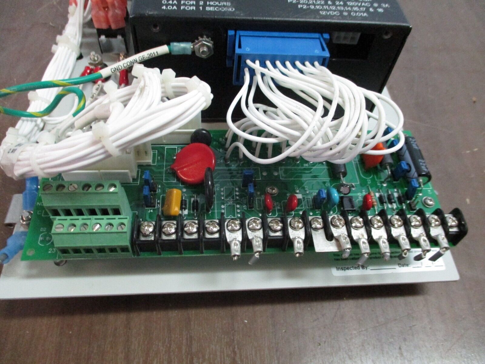 GE GE-2011 Voltage Regulator Control GE-2011C-6SL S/W: D-0146V08.10.07 Used