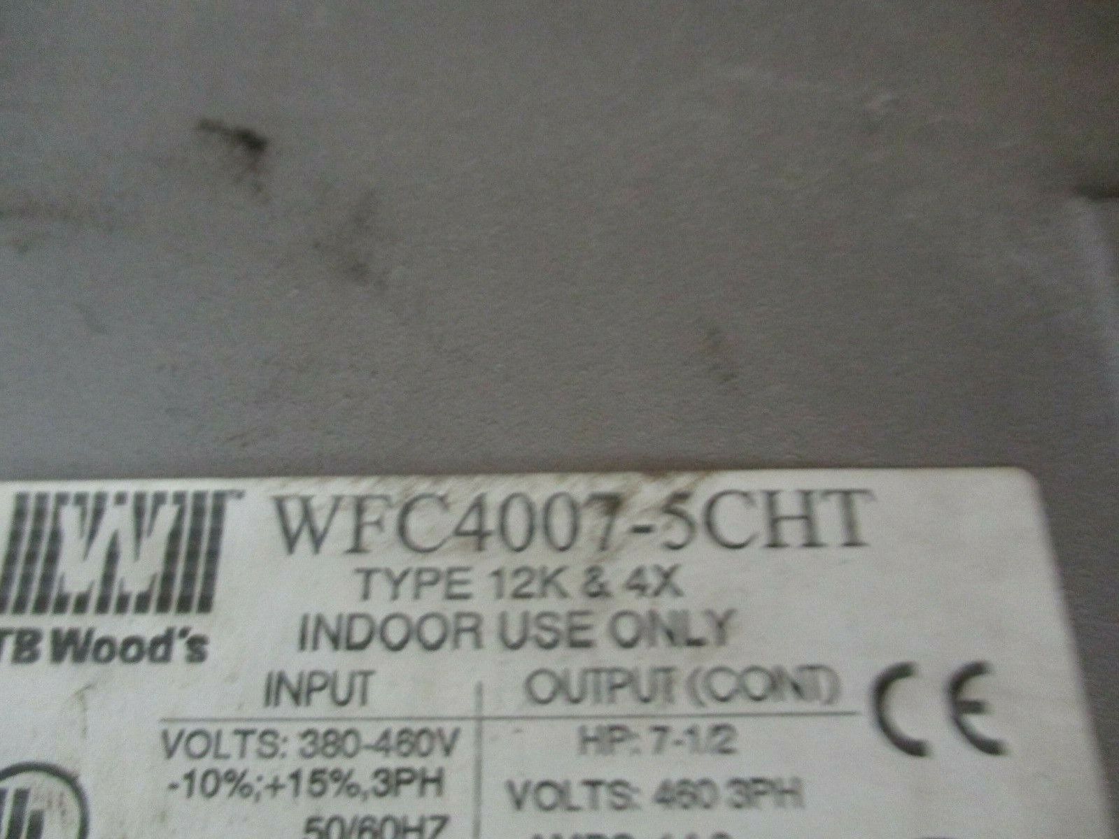 TB Woods E-Trac WFC HT AC Drive WFC4007-5CHT 7.5 HP 3Ph Type 12K, 4X Enclosure