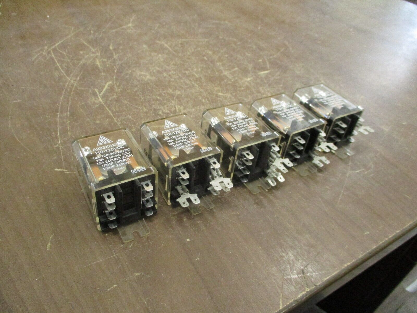 MSD Relay A283XBXC1 110-125VDC Coil *Lot of 5* Used