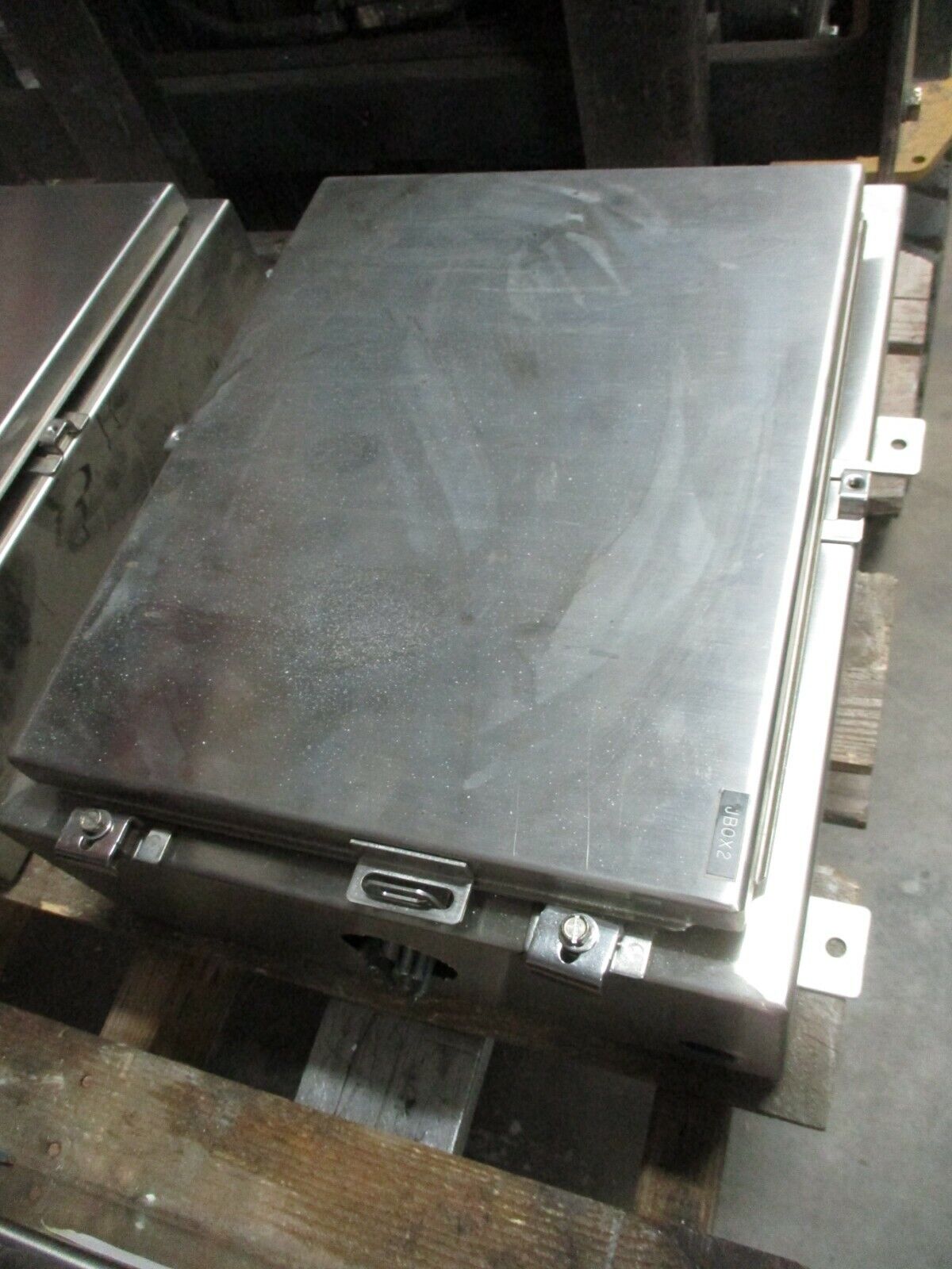 Hoffman Type 4, 4X, 12 Stainless Steel Enclosure A-16H2006SSLP Size: 16x20x6"