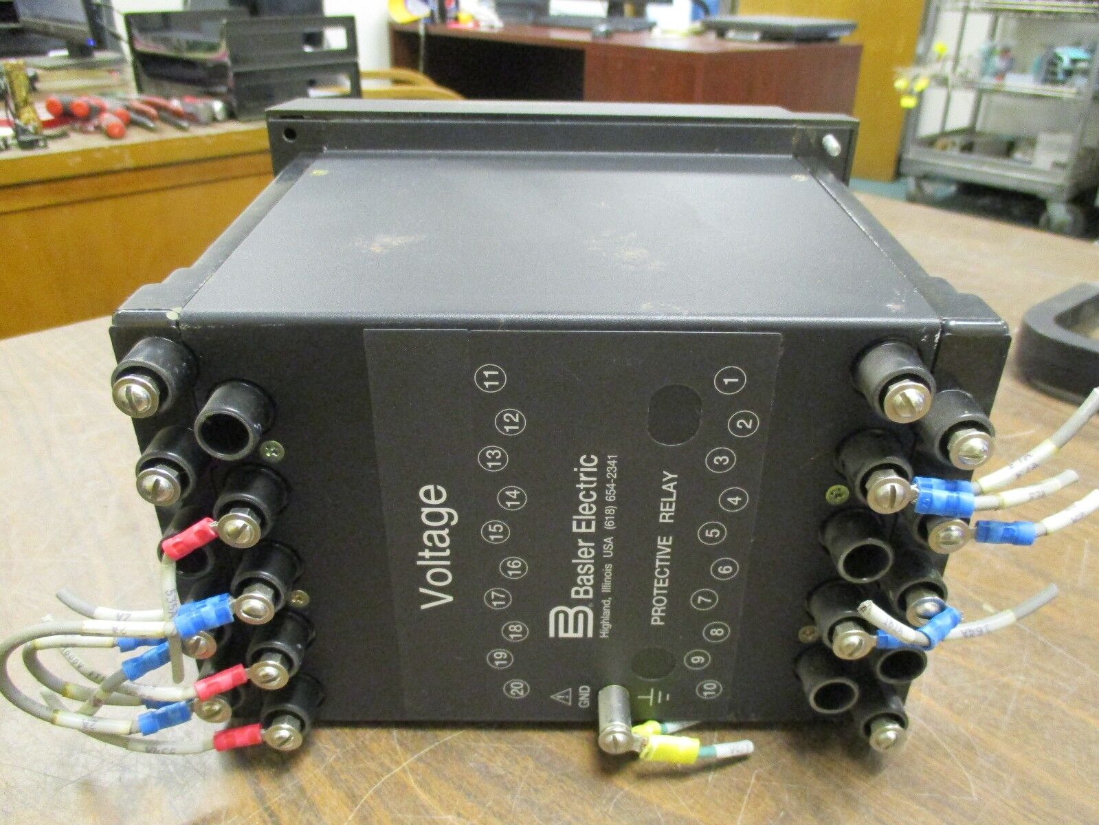 Basler Electric Under/Over Voltage Relay BE1-27/59 Style #: A3F E1L A3N3F Used