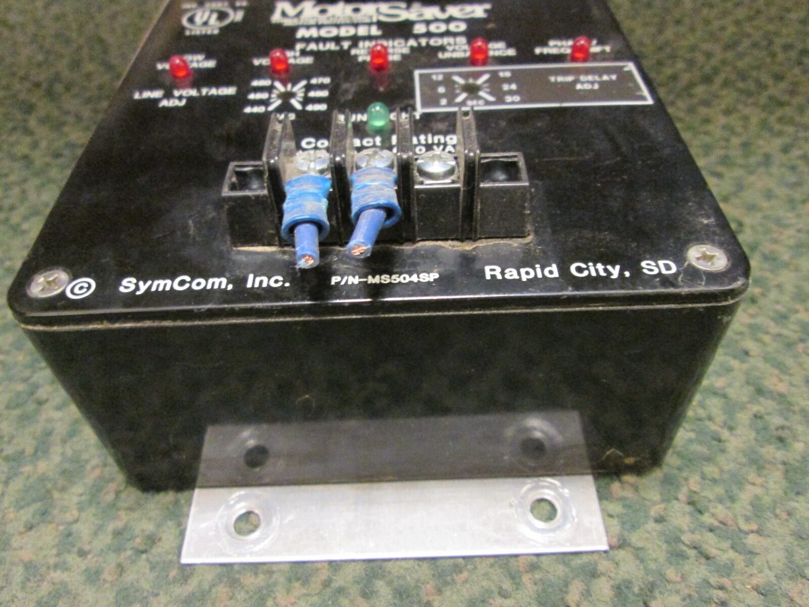 Motor Saver Model 500 MS504SP 440-490V 2-30sec Trip Delay Used