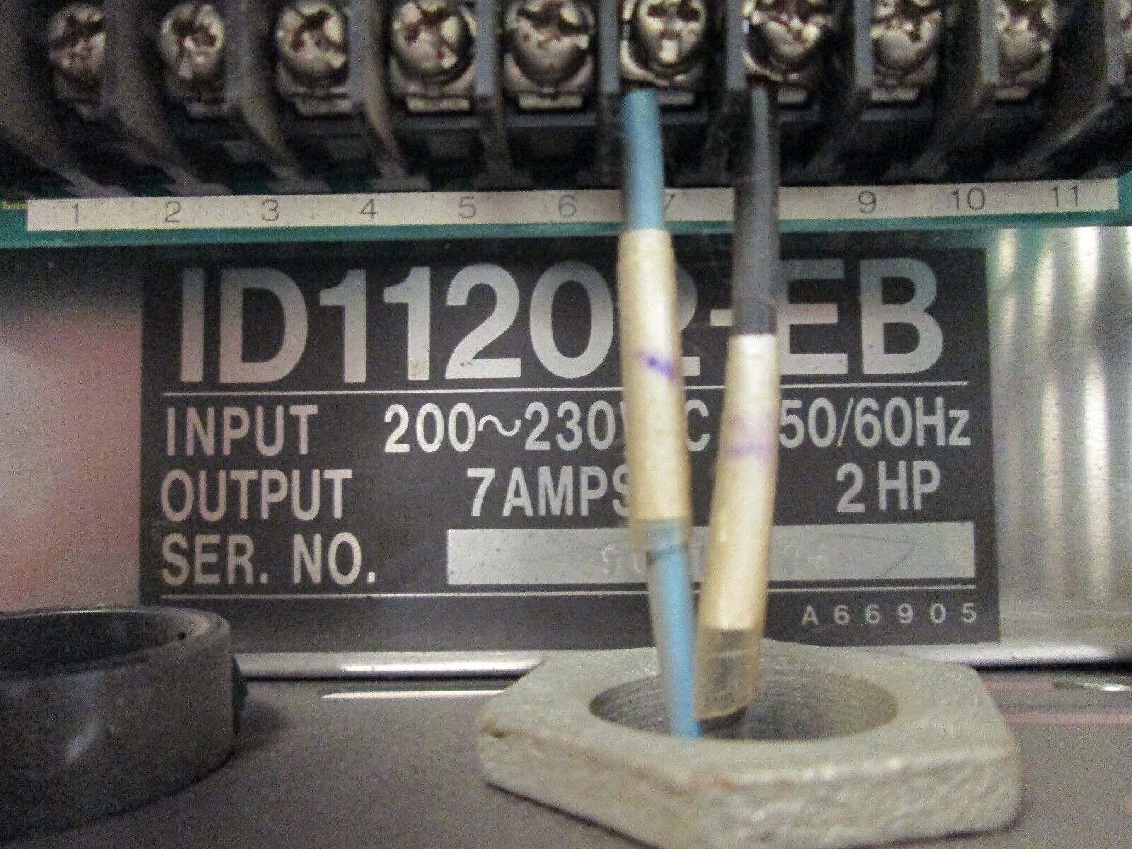 Baldor AC Drive ID11202-EB Input: 200-230V AC 50/60Hz Output: 7A 2HP Used