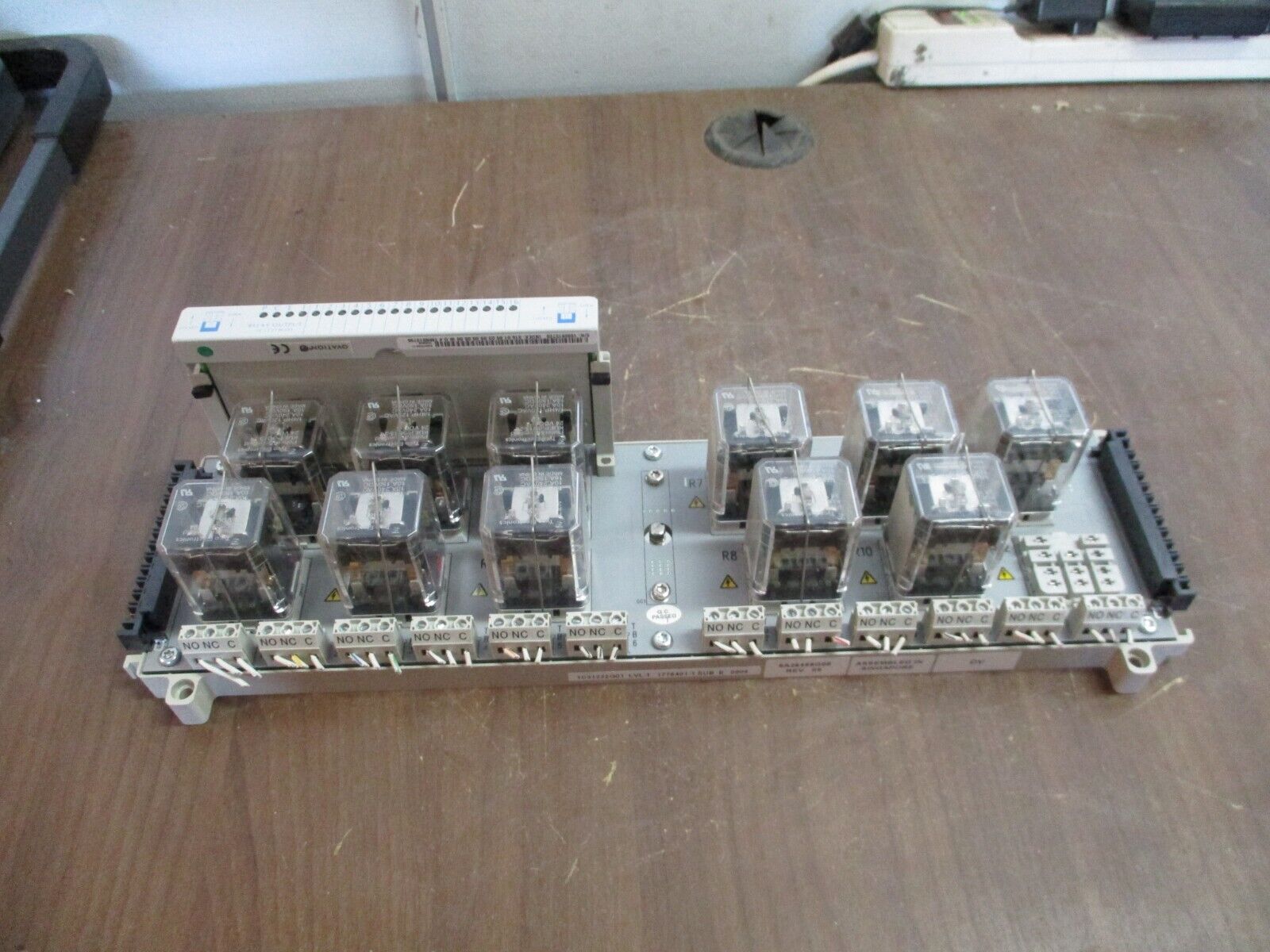 Tyco/Emerson Ovation Relay Assembly 5A26458G05 Rev. 09 *Missing (1) Relay* Used