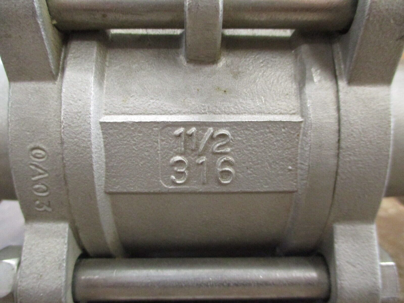OVC Stainless Steel Ball Valve 366FSV 1 1/2" 316 Used