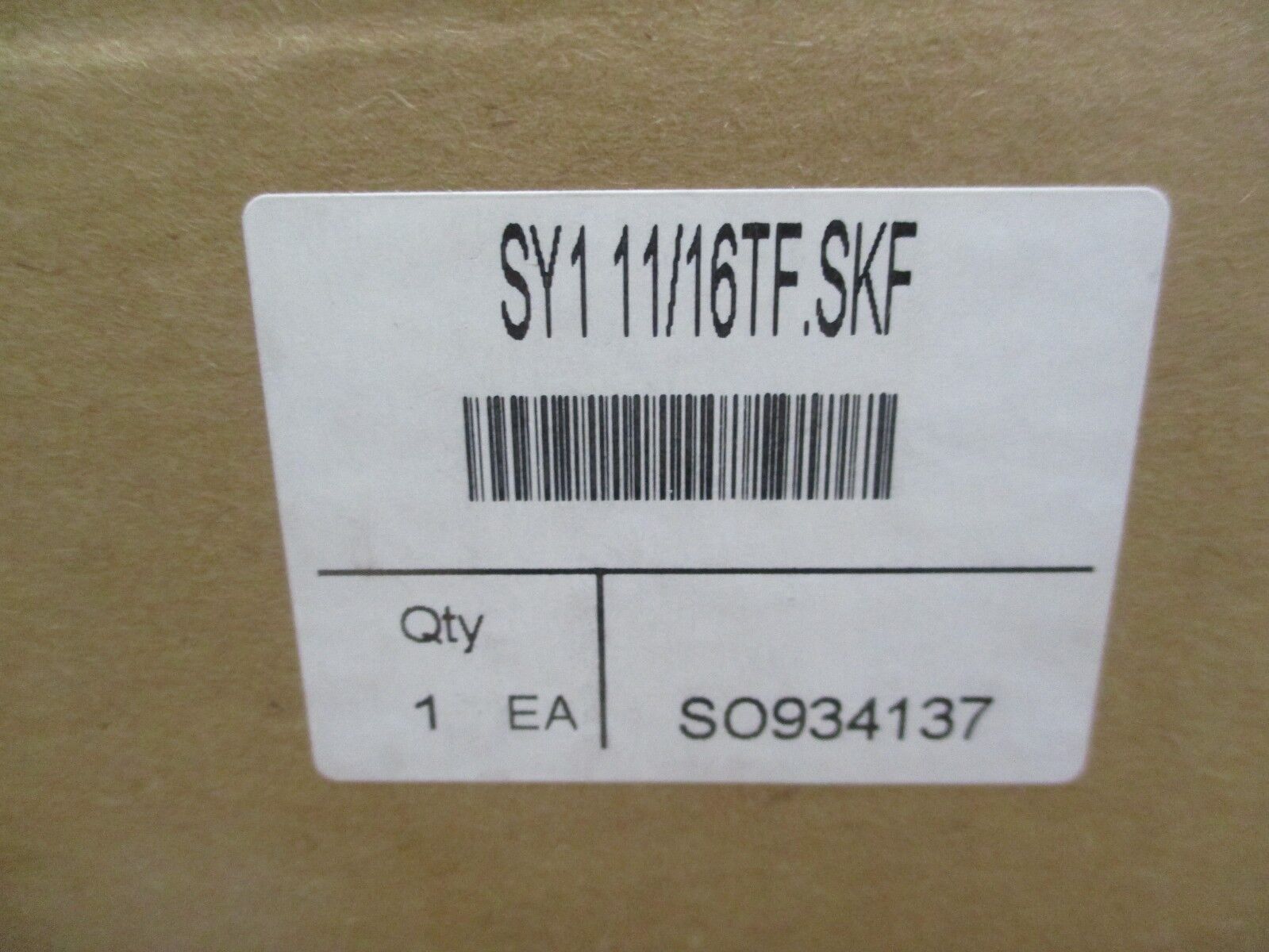 SKF Pillow Block Bearing SY1 11/16TF New Surplus