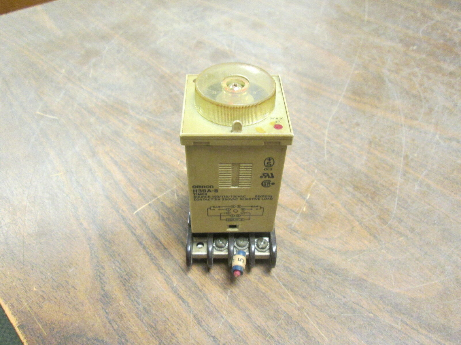 Omron Timer H3BA-8 100/110/120VAC 50/60Hz Used