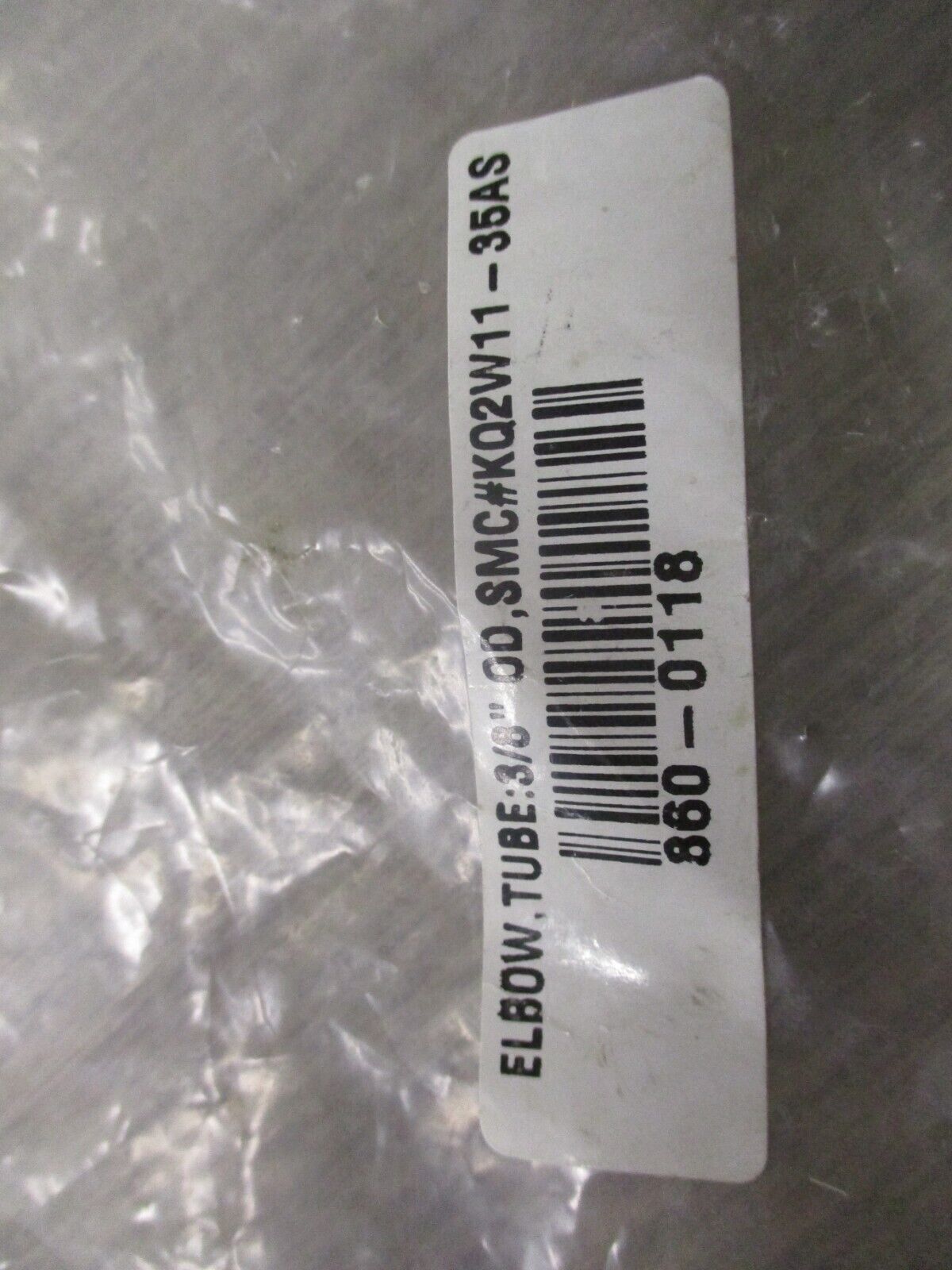 SMC Male Elbow KQ2W11-35AS 3/8" *Lot of 2* New Surplus