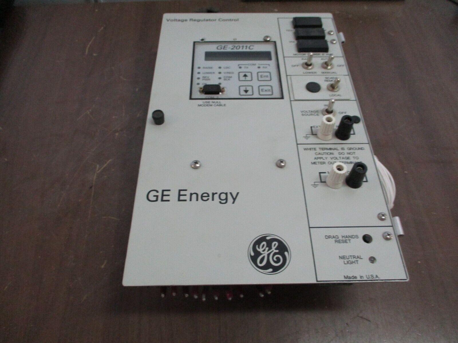 GE GE-2011C Voltage Regulator Control GE-2011C-6SL S/W: D-0146-08.02.03 Used