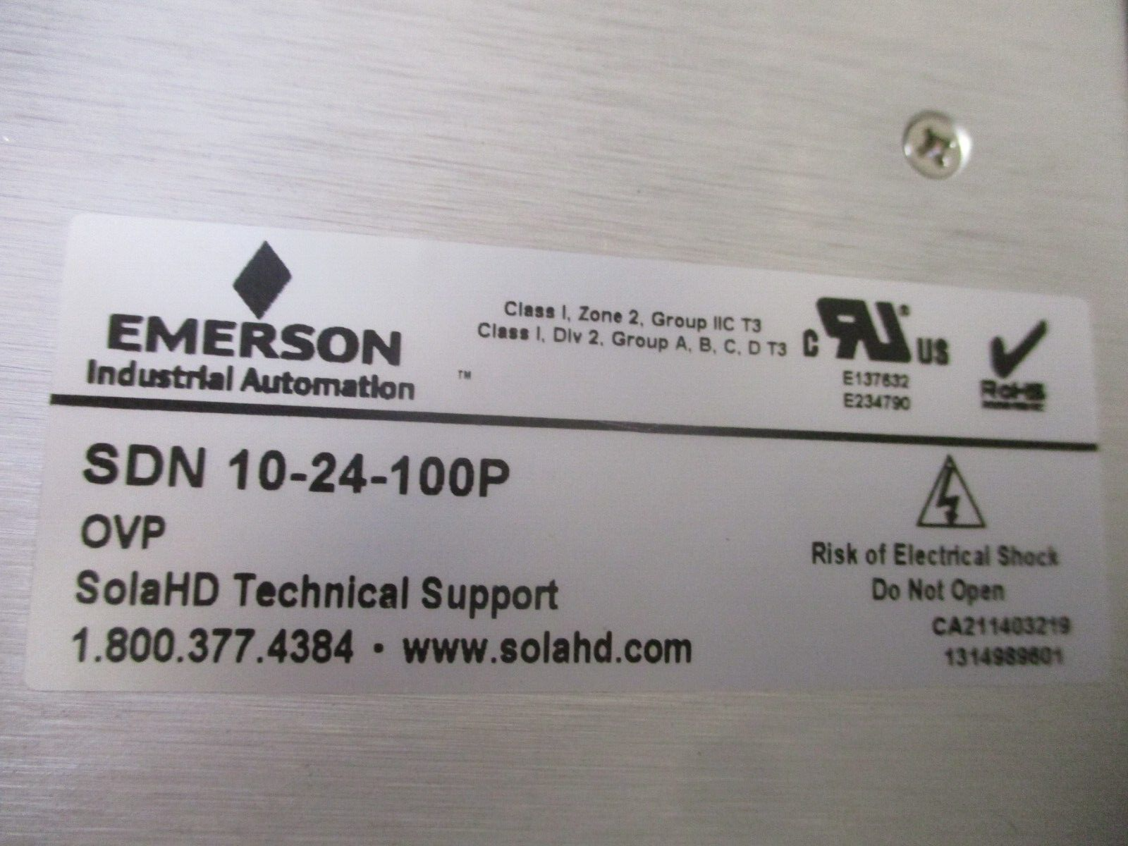 Sola Power Supply SDN 10-24-100P Used
