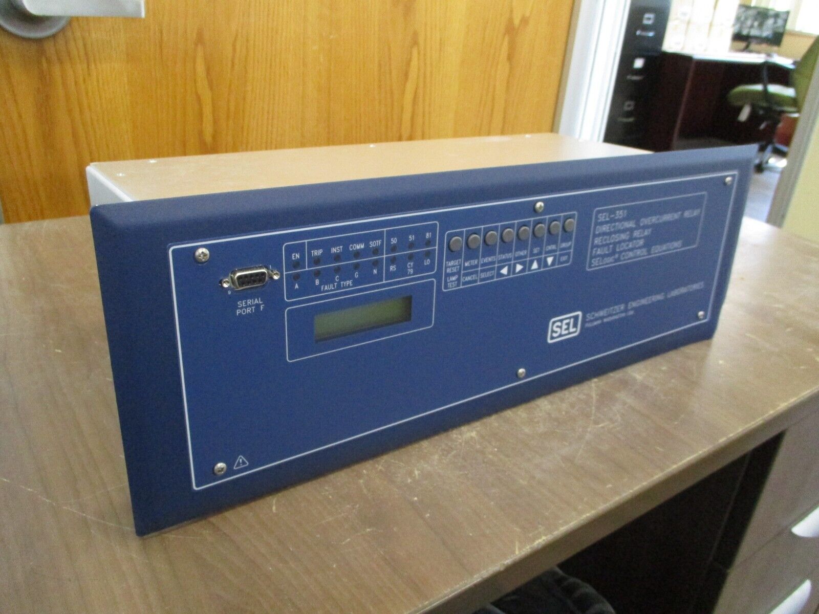SEL SEL-351 Directional Overcurrent Relay Reclosing Relay Fault Locator Used