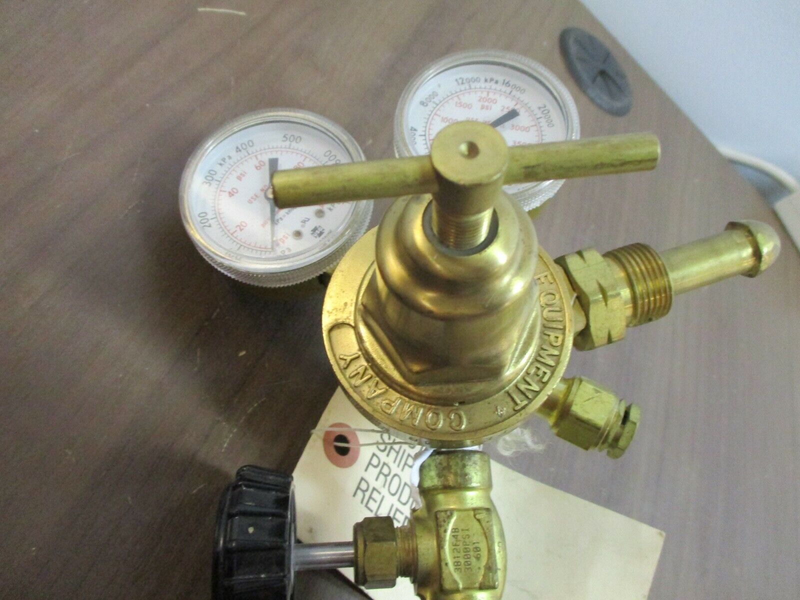 Victor Inert Gas Regulator VTS 250C 3000 PSIG Used
