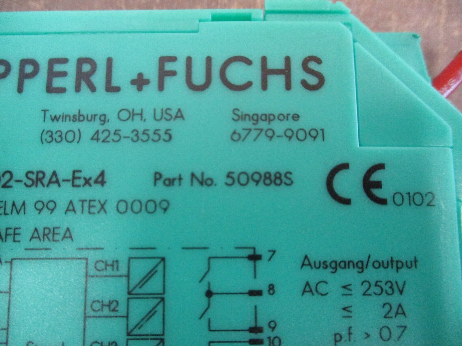 PepperL+Fuchs KFD2-SRA-EX4 Switch Amplifier 50988S Used