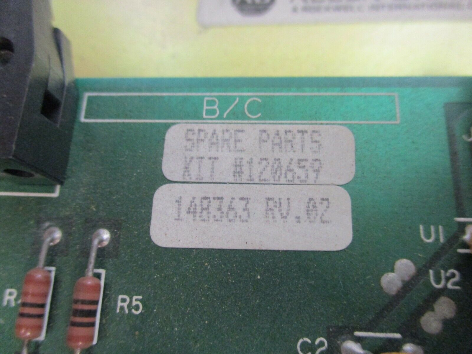 Allen-Bradley Control Board 148363 Rev. 02 Used