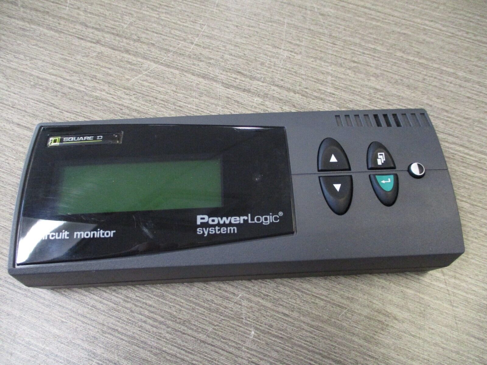 Square D PowerLogic Circuit Monitor Display Module CMDLC Ser. D3 FW: 5.5 Used