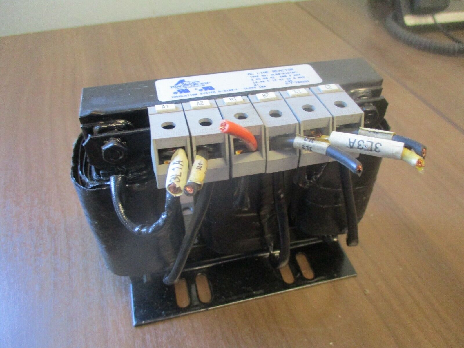 Acme Transformer AC Line Reactor ALRB-016TBC 16A 600V 60Hz 3Ph Used