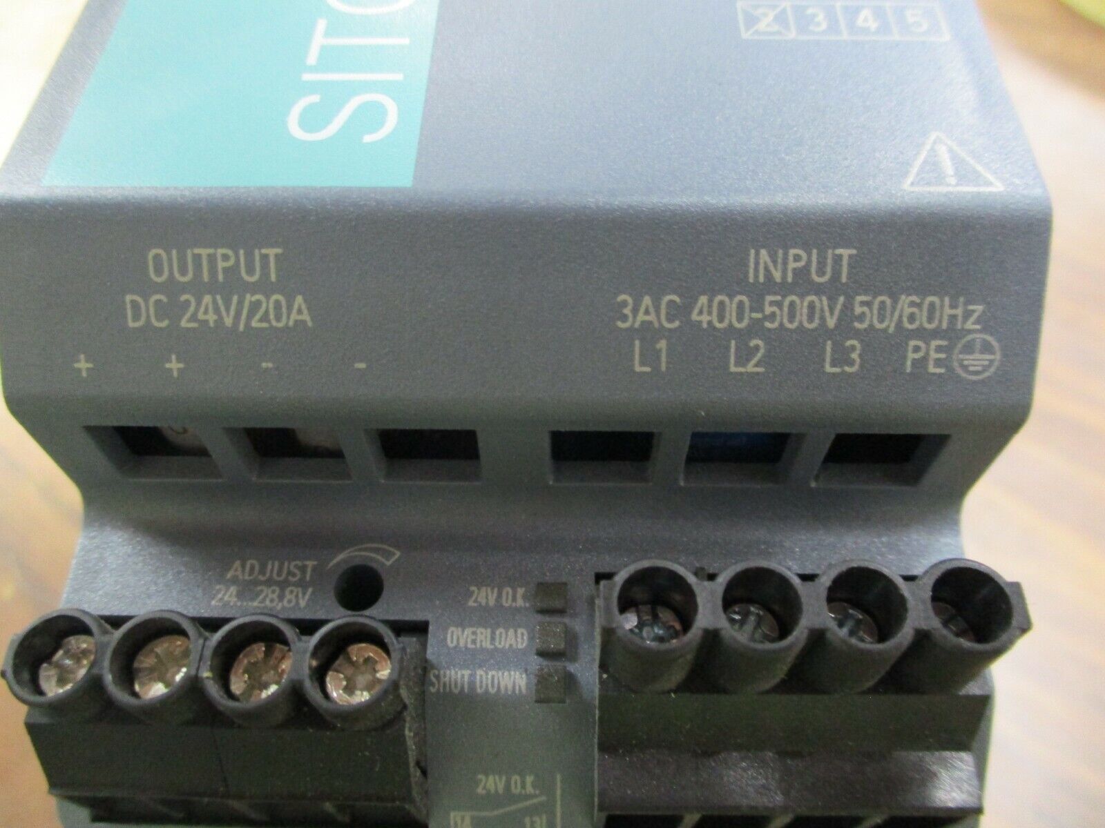 Siemens SITOP PSU300M Power Supply 6EP1436-3BA10 Output: 24VDC, 20A Used