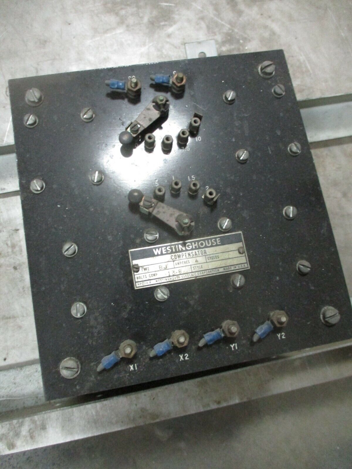 Westinghouse Type BJ Compensator 1114839 4A 13.8V Comp. 60Hz Used