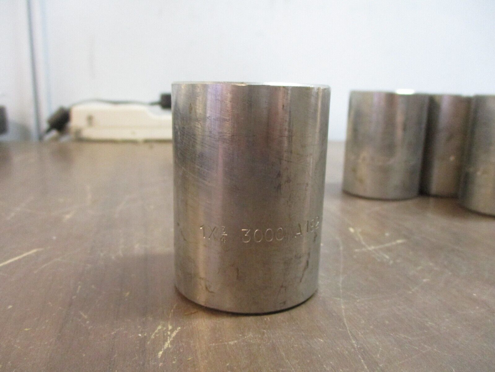Misc. Brand Threaded Reducer Stainless Steel Size: 1" x 3/4" *Lot of 4* Used