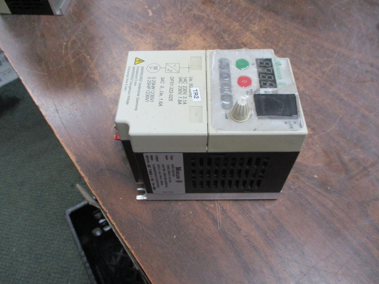 Moeller AC Drive DF51-322-025 0.25HP Used
