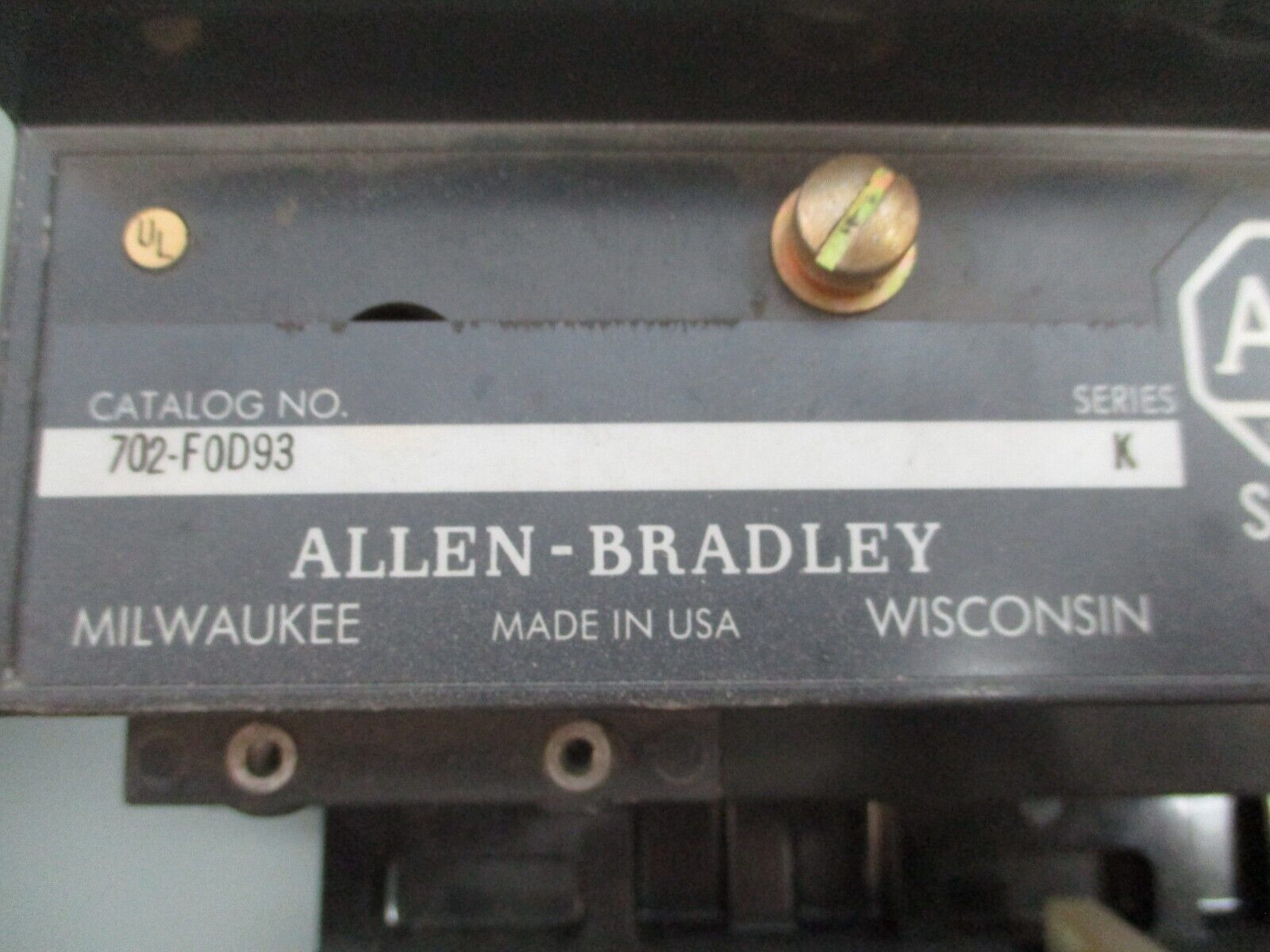 Allen-Bradley Enclosed Size 5 Starter 702-FOD93 Ser. K 120V Coil 270A 600V Used
