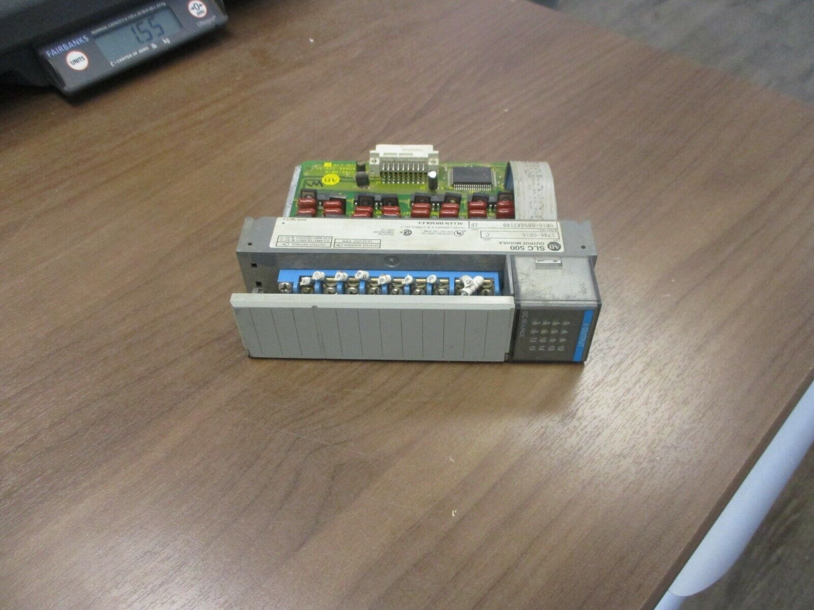 Allen-Bradley SLC 500 Output Module 1746-OB16 Ser. C 10-50VDC Used