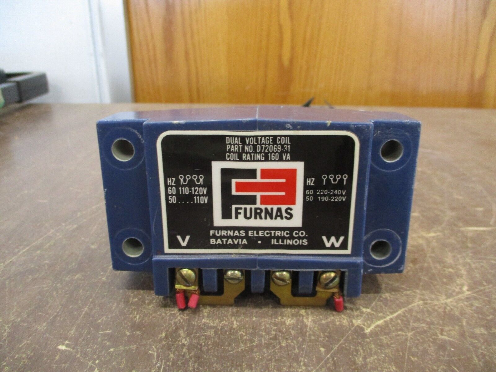 Furnas Dual Voltage Coil D72069-31 110-120V 220-240V Used