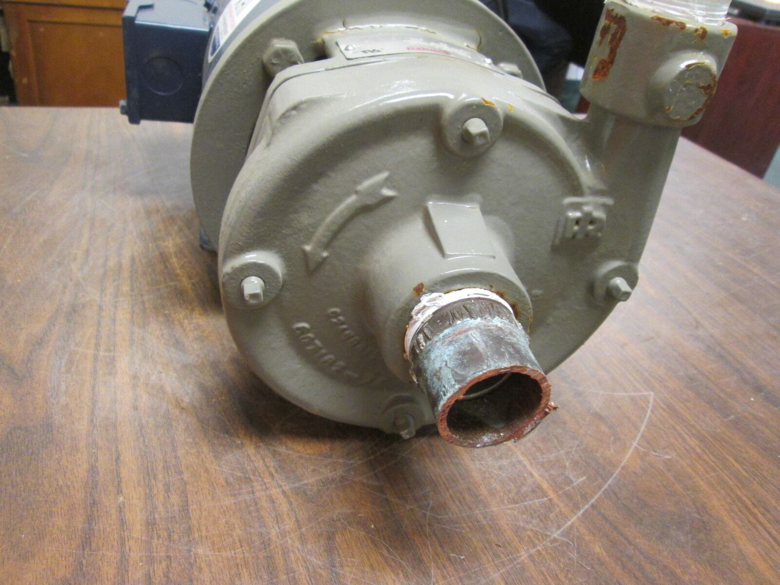 Flowserve Pump w/ Motor P02-001A Size:1.5X1.25X5 2000 5HP 230V 175GPM 53TDH Used