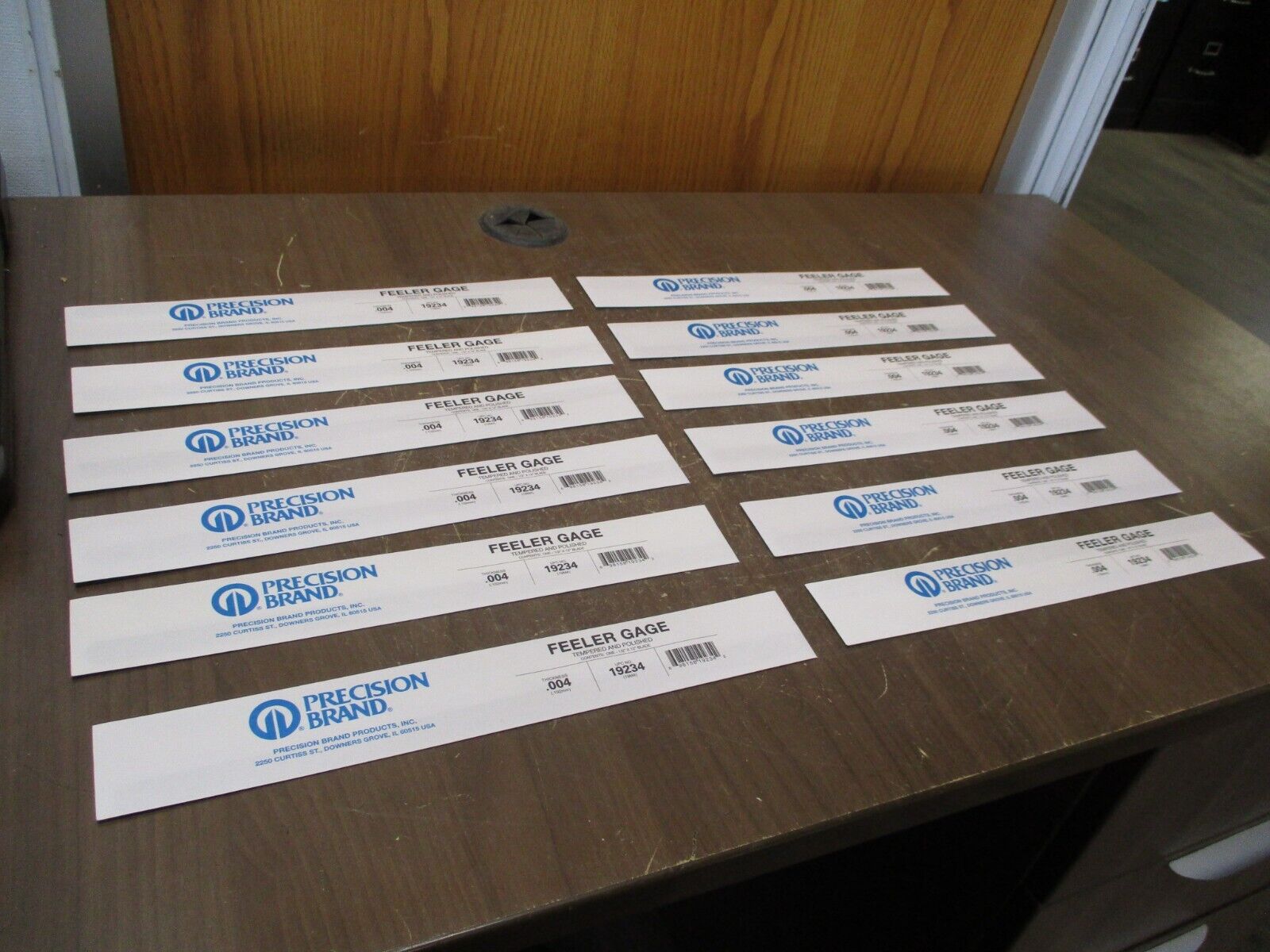 Precision Brand Feeler Gage 19235 Thickness: 0.004 *Box of 12* New Surplus