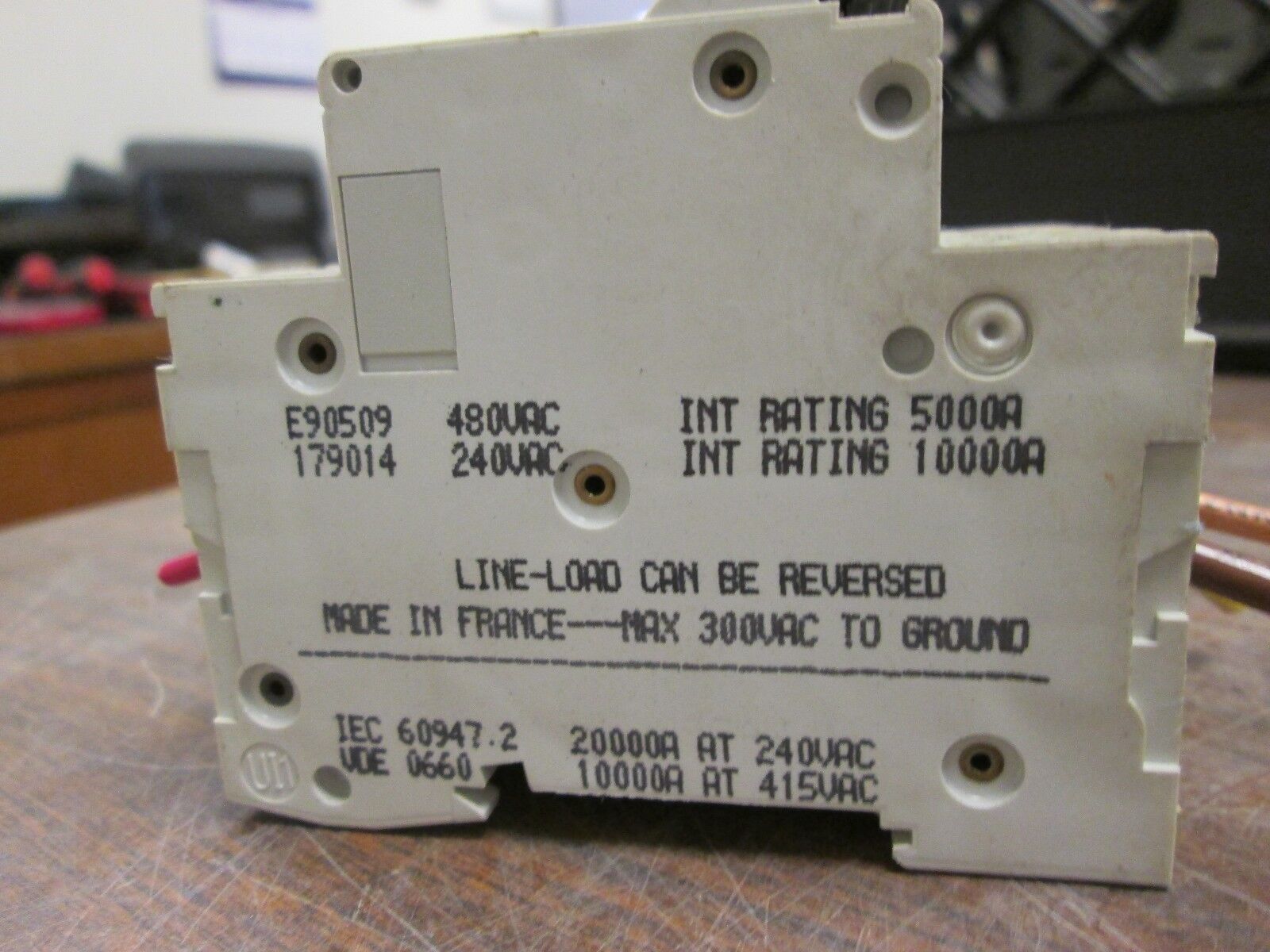 Merlin Gerin Circuit Breaker C60N 3A 3P Type C Used
