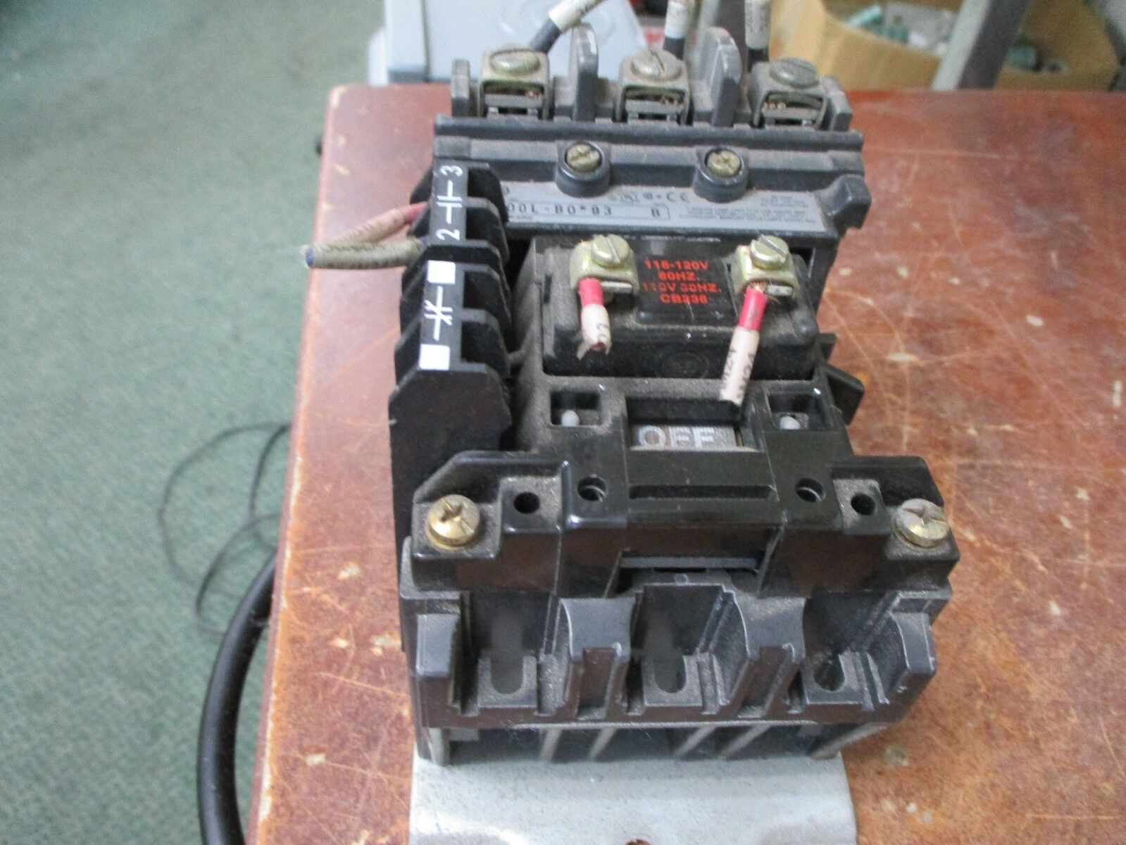 Allen-Bradley Lighting Contactor 500L*B0*93 120V Coil 30A 600V Used