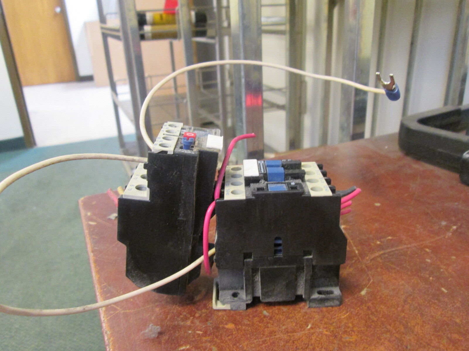 Telemecanique Starter LC1D0910/LR2D1307 120V Coil 25A Trip: 1.6-2.5A Used