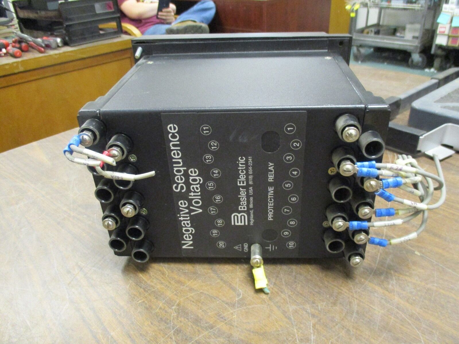Basler Electric Voltage Phase Sequence Relay BE1-47N Style #: E5EA1RA0H1F Used
