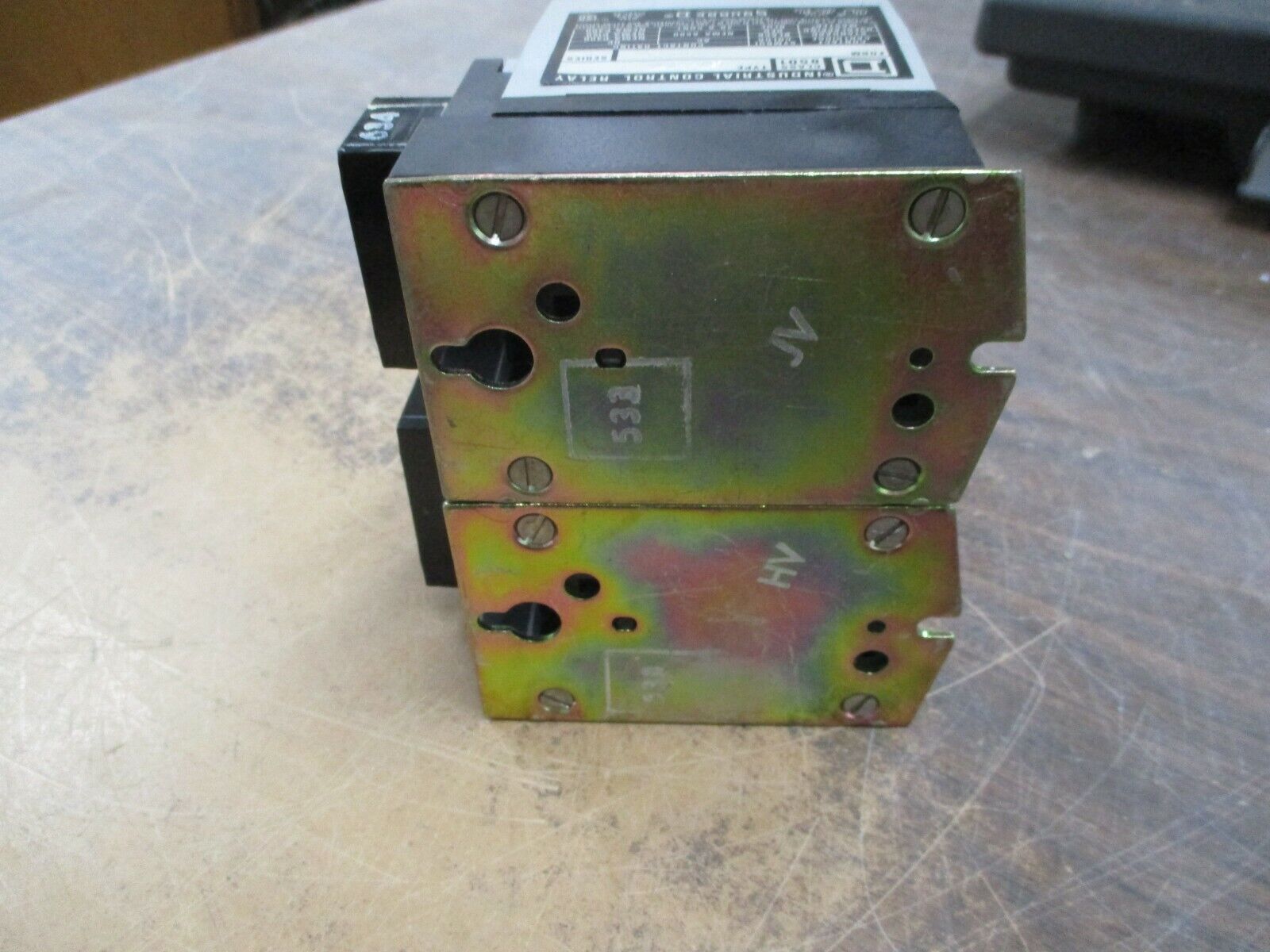 Square D Control Relay 8501 X0 20 HV Ser. A 120V Coil 20A 600V *Lot of 2* Used
