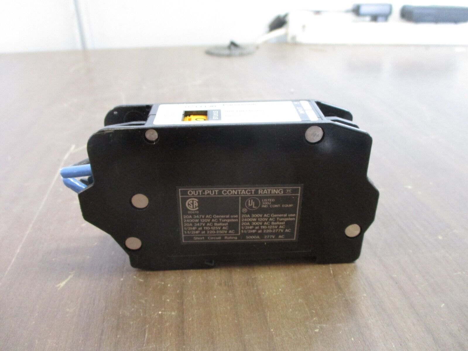 Panasonic HID Relay WR6166-84 20A Double Pole Panel Use Input: 350mA 24VDC Used