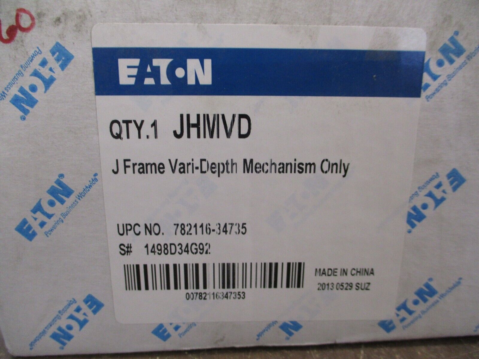 Eaton Circuit Breaker Vari-Depth Mechanism JHMVD J-Frame New Surplus
