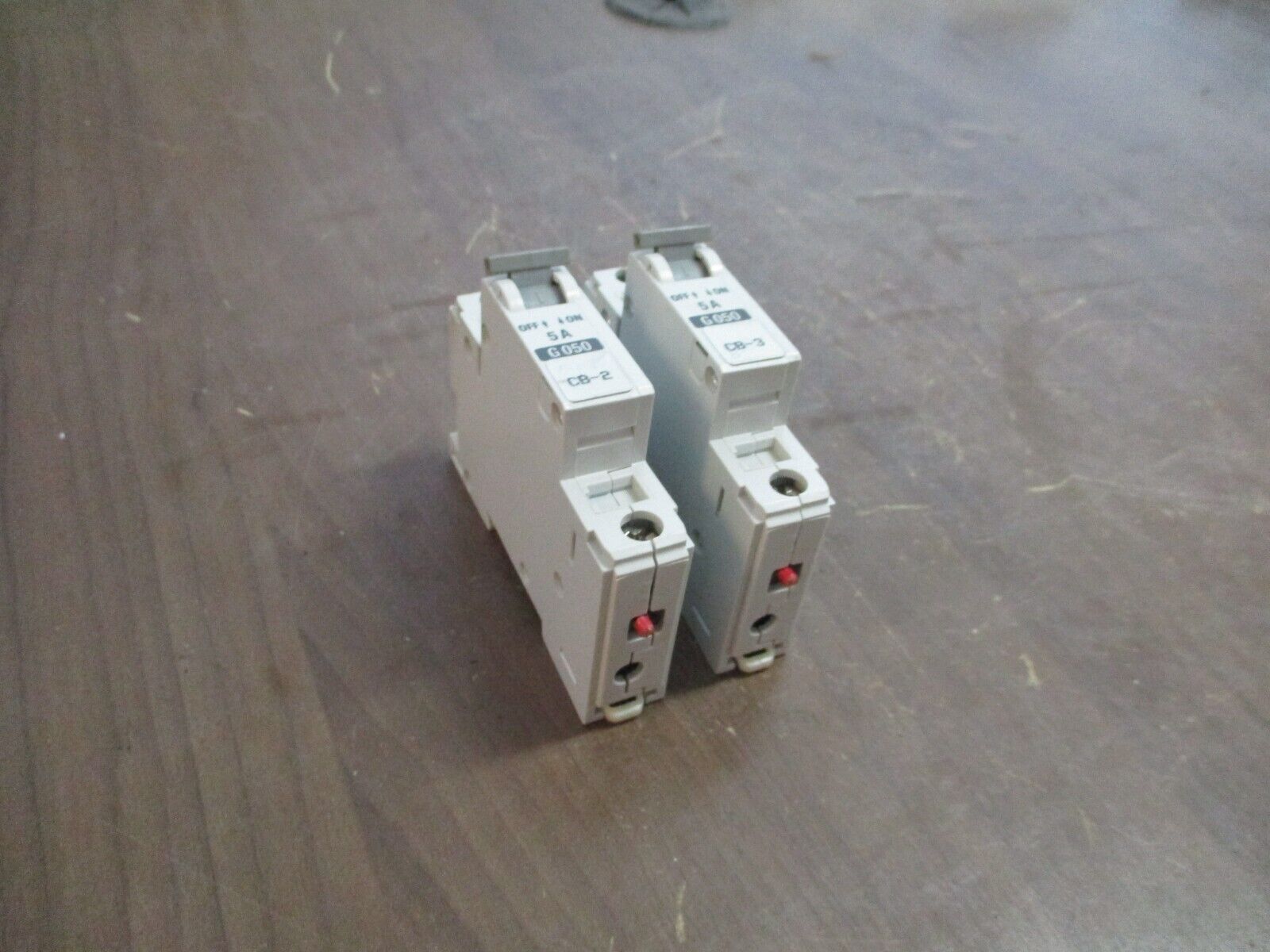 Allen-Bradley Circuit Breaker 1492-CB1-G050 5A 240/277V 1P *Lot of 2* Used