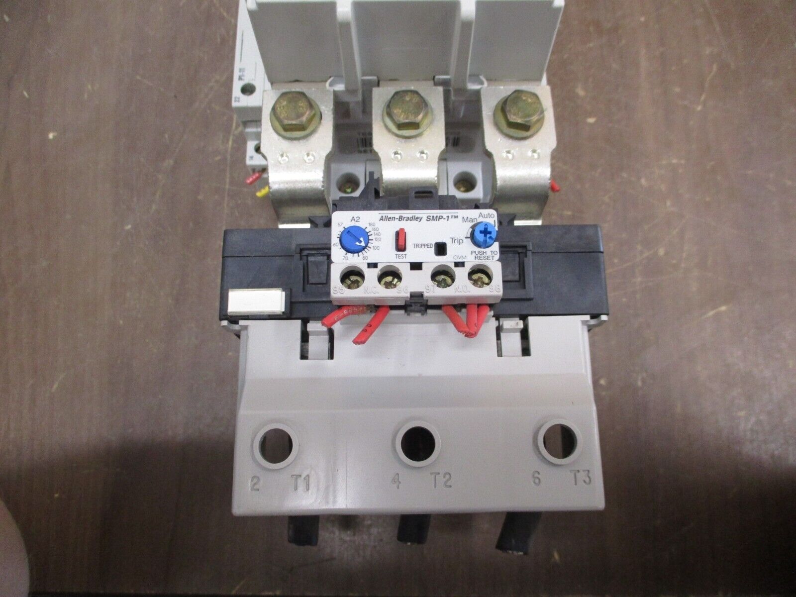 Allen-Bradley Starter CAB6-105-EI / 193-A5M5 110-130V Coil Trip: 57-180A 600V